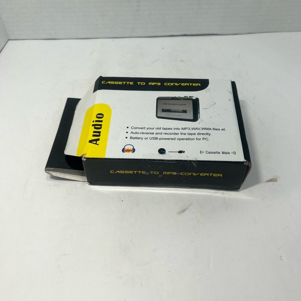 Cassette to MP3 Converter - Black